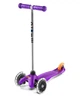 Трехколесный самокат Mini Micro Classic Purple LED (MM0289) фиолетовый со светящимися колесами - изображение 1