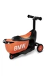 Самокат 2 в 1 с сидением Micro BMW Kids Black/Orange черно-оранжевый - зображення 3