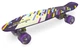 Скейт Penny Board Пенниборд Maraton ALFA светящиеся колеса фиолетовый - изображение 1