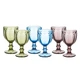 Набор бокалов для вина из цветного стекла Glassware 6 шт 300 мл Изумрудный (Бабочка) 1730В - изображение 4