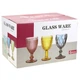 Набор бокалов для вина из цветного стекла Glassware 6 шт 300 мл Изумрудный (Бабочка) 1730В - изображение 5