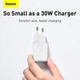 Сетевое зарядное устройство Baseus 30W 1Type-C Super Si Quick Charger PD3.0 3A White - изображение 11