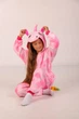 Кігурумі для дівчаток на блискавці піжама Kigurumi єдиноріг дитячий із зірками Магічний Рожевий 130-144 см (2006) - зображення 4