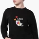 Свитшот для девочек Лайк (Likee) (9509-1039) 146-152 см Черный - изображение 2