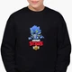 Свитшот для мальчиков Бравл Старс Леон Волк (Brawl Stars Leon WereWolf) (9509-1014) 158-164 см Черный - изображение 2