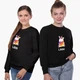 Свитшот для девочек Лайк Единорог (Likee Unicorn) (9509-1037) 146-152 см Черный - изображение 4