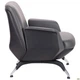 Кресло Absolute Grey/Black 780*800*730 Сталь/Кожа комбинированная, цвет Серый AMF - зображення 11