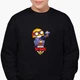 Свитшот для мальчиков Бравл Старс Карл (Brawl Stars Carl) (9509-1026) 134-140 см Черный - изображение 2