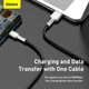 Кабель Baseus Cafule Metal Data Type-C 66W 1 м CAKF000101 - изображение 7