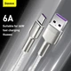 Кабель Baseus Cafule Metal Data Type-C 66W 1 м CAKF000102 - изображение 6