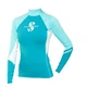Реглан Scubapro Rash Guard Women бело-бирюзовій Бело-голубой M - изображение 1