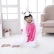 Пижама Кигуруми Детская Для Девочек Kigurumi Единорог Пегас Белый с розовым 165-175 см. (2008) - изображение 4