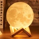 Ночник Светильник настольный 3D Moon Light Lamp Луна на пульте и сенсорное управление 14,5 см с аккумулятором 16 цветов GS-3541 - изображение 7