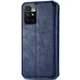 Чехол книжка GETMAN Cubic (PU) для Xiaomi Redmi 10 Синий - изображение 3