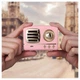 Бездротова колонка Epik Retro Wireless Speaker|3W, Bluetooth, MicroSD, USB, AUX| Pink - зображення 3