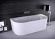 Ванна акриловая, пристенная, с установленной системой Knief Fresh Wall 180 x 80 см, со сливом-переливом (0100-231-06+0100-091-06) - изображение 2