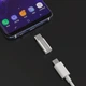 Адаптер переходник Borofone BV4 Type-C to MicroUSB (F) серебристый - изображение 3
