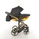 Коляска Junama Diamond Mirror Blysk 02 Gold (J-MB-02) Чорно-золотиста - зображення 2