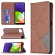 Чохол-книжка з кишеньками UniCase Geometric Pattern для Samsung Galaxy A22 (A225) / M22 (M225) - Coffee - зображення 1