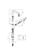 Змішувач для кухні Grohe Eurocube, хром (31255000) - изображение 6