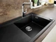 Мойка для кухни HANSGROHE гранитная S514-F450 1050x510мм прямоугольная врезная без сифона черная 43314170 - изображение 5