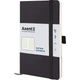 Записная книга Axent Partner Soft Skin 125x195 мм в гибкой обложке 96 листов в клетку Черная (8616-01-A) - изображение 1