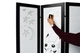 Ширма ДекоДім Економ на 4 секції 240х200 см, чорно-біла (DK11-22) - зображення 8