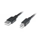 Кабель для принтера USB 2.0 AM/BM 2.0m Pro black REAL-EL (EL123500026) - зображення 1