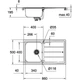 GROHE Комплект Мийка для кухні 860 x 500 мм з ексцентриком, 1 чаша + Minta Змішувач одноважільний для мийки (31573sd0) (31573SD0) - изображение 7