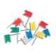 Кнопки Buromax push pins FLAGS, 30шт (BM.5152) - зображення 2