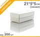 Коробка для суші, 21*5*5см, 200 шт, Світ упаковки, біла - зображення 1