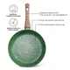 Сковорода без кришки Fissman Malachite 28 см 14311 - зображення 6