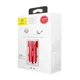 Автомобильное зарядное устройство Baseus Small Screw Type-C PD+USB Quick Charge Car Charger 36W Red (CAXLD-A09) - изображение 4