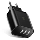 Мережевий зарядний пристрій Baseus Mirror Lake Intelligent Digital Display 3USB Travel Charger 3.4 A (EU) Black (CCALL-BH01) - зображення 4