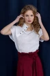 Льняна блуза Silence 104 White 48(XL) Білий - зображення 3