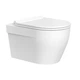 Унитаз подвесной Clean Pro (безободковый) Devit Laguna с сиденьем Quick Fix, Soft Close (3020110) - изображение 1