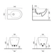 Биде подвесное Catalano Sfera, чёрное матовое (1BSF54NS) - изображение 5