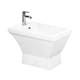 Биде напольное Duravit 2nd floor 66,5х35 см с 3 отверстиями для смесителя (0137100030) - изображение 1