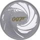 Серебряная монета 1oz Джеймс Бонд 1 доллар 2021 Тувалу - зображення 1