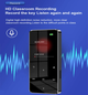 MP3 плеер Rijaho S08 Bluetooth Hi-Fi 8Gb с внешним динамиком чёрный - изображение 6