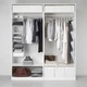 Коробка сумка для хранения IKEA SKUBB тканевая 93x55x19 см Белый (702.903.60) - зображення 4