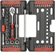 Профессиональный ручной набор инструментов INTERTOOL VT-3657 STORM для автомобиля и дома на 57 предметов з торцевых головок с трещоткой и битами в чемодане - изображение 4