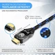 Кабель Ultra HDTV 8 K HDMI to HDMI / 48 Гбіт/с / 4 К (120 Гц) 8 К (60 Гц) 10 К (120 Гц) / 2 м - изображение 5