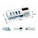 Держатель диспенсер для зубной пасты и щеток автоматический 3 в 1 Toothbrush sterilizer W-020, УФ-стерилизатор (О-1018-Z) - зображення 3