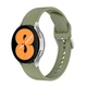 Ремешок для Samsung Galaxy Watch 4 Classic 46mm - хаки / ширина крепления 20мм / силикон / размер L / Watchbands OneLine (WB00S4GALAXYONELINE8CLASSIC446) - изображение 1