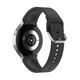 Ремешок для Samsung Galaxy Watch 4 Classic 46mm - черный / ширина крепления 20мм / силикон / размер L / Watchbands OneLine (WB00S4GALAXYONELINE1CLASSIC446) - зображення 1