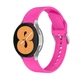 Ремешок для Samsung Galaxy Watch 4 Classic 46mm - розовый / ширина крепления 20мм / силикон / размер L / Watchbands OneLine (WB00S4GALAXYONELINE7CLASSIC446) - зображення 1