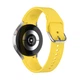 Ремешок для Samsung Galaxy Watch 4 Classic 46mm - желтый / ширина крепления 20мм / силикон / размер L / Watchbands OneLine (WB00S4GALAXYONELINE4CLASSIC446) - зображення 1