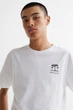 Футболка з принтом H&M розмір XXL білий 0684021140 - зображення 3