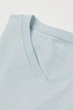 Футболка Regular Fit с v-вырезом размер М светло-бирюзовый 0763275029 - изображение 2